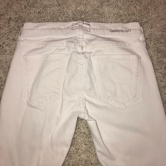Current/Elliott The Stiletto Jeans Sugar White 25 - Picture 7 of 8